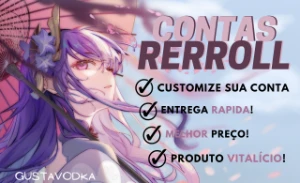 Pack De Contas Com Personagens 5⭐ De Sua Escolha - Genshin Impact