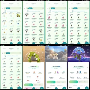 Pokémon GO Nível 38 | 17 Mewtwo + 2 Shiny |54 Lendários Pk27