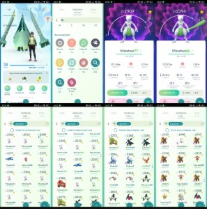 Pokémon GO Nível 38 | 17 Mewtwo + 2 Shiny |54 Lendários Pk27