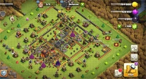 Conta Clash of Clans CV10 MUITAS GEMAS