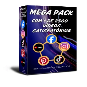 Mega Pack Com 2500 Vídeos Satisfatórios Para Diversos Nichos