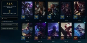 Conta de lol plat 4 - League of Legends