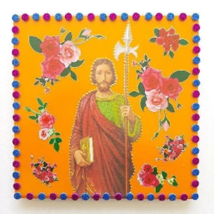 Quadrinho de Azulejo "São Judas Tadeu" - Artesanato e Personalizados