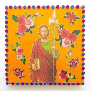 Quadrinho de Azulejo "São Judas Tadeu" - Artesanato e Personalizados