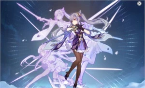 Contas Genshin Impact AR 5 com Keqing