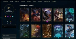 Conta smurf league of legends diamante 4, zed prestigio LOL