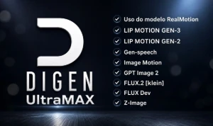 Digen Ai [Ultramax] | Real Motion Ilimitado | Lymp Sync | - Inteligência Artificial