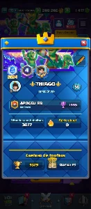 Conta de Clash royale com 13 cartas LV15 1
