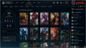 Conta lv 195/ novembro 17/ skins ult,mitic e vitoriosa - League of Legends LOL