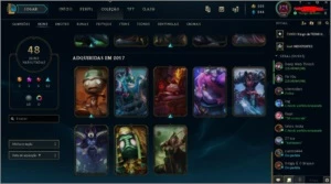 Conta lv 195/ novembro 17/ skins ult,mitic e vitoriosa - League of Legends LOL