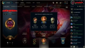 Conta lv 195/ novembro 17/ skins ult,mitic e vitoriosa - League of Legends LOL