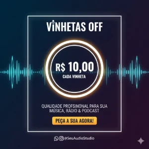 Vinhetas em off para DJS, Radios e Músicas - Outros