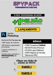 Pack profissional de artes - Serviços Digitais