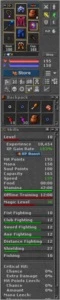 EK Level 53 + Sorcerer  + coins + itens - Tibia
