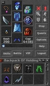Heroserv Knight 420k HP 97k MP + Special Item - Tibia