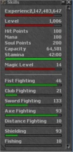 Heroserv Knight 420k HP 97k MP + Special Item - Tibia