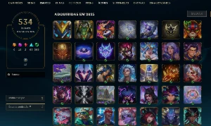 Conta League Of Legends + Valorant (1067 Skins) LOL