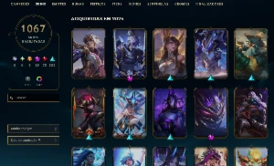 Conta League Of Legends + Valorant (1067 Skins) LOL