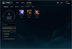 CONTAS UNRANKED - League of Legends LOL