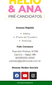 Site do Politico em Wordpress - Outros