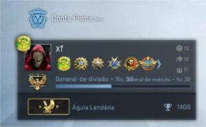 Conta Águia / 1400 vitórias no competitivo / 3620 horas CS - Counter Strike