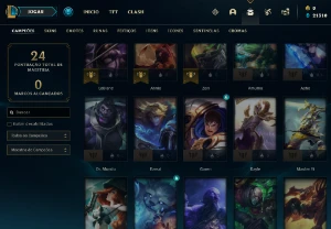 Conta Mestre | 52% Winrate - Lol (League Of Legends) Elomoon
