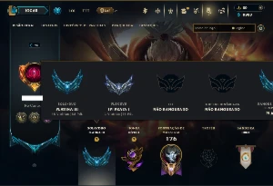 Platina 3 com 65 Champs e 20 Skins ( ADC / JG / MID )