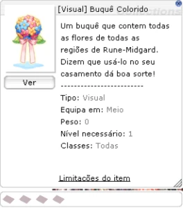 [Visual] Buquê Colorido Latam - Menor Preço Servidor - Ragnarok Online