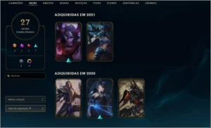 Conta mestre 91 pdl - win rate 60% - League of Legends LOL