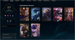 Conta mestre 91 pdl - win rate 60% - League of Legends LOL