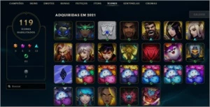 Conta mestre 91 pdl - win rate 60% - League of Legends LOL