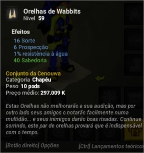 Set de Wis ( Lvl 62) - Dofus