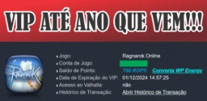 Conta Ultra Rara Ragnarok - Thor - Ragnarok Online