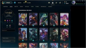 CONTA LOL BR COLECIONADOR - 1154 SKINS, AVALIADA EM 23 MIL - League of Legends