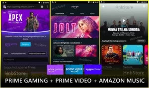 PRIME GAMING + PRIME VIDEO + AMAZON MUSIC - 30 DIAS - Assinaturas e Premium