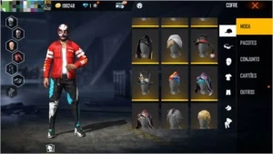 Conta 2 passe - Free Fire
