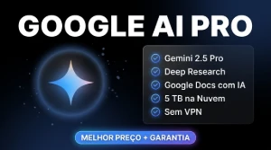 Gemini Pro + Antigravity + Flow 18 mes/30 dias de garantia! - Inteligência Artificial