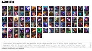 Conta Unranked com 82 Champs e 77 Skins - League of Legends LOL