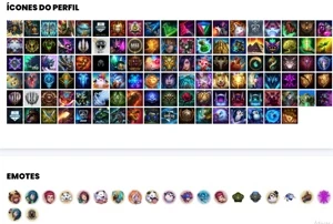 Conta Unranked com 82 Champs e 77 Skins - League of Legends LOL