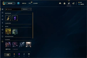 Conta Unranked com 82 Champs e 77 Skins - League of Legends LOL