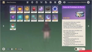 Conta AR49 - Hu Tao, Zhongli, Venti C1, Livro 5* e Keqing - Genshin Impact
