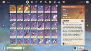 Conta AR57 - 8char(5*), 3armas(5*) + 10k de Gemas - Genshin Impact