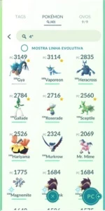 Conta Pokemon Go 31 - Pokémon