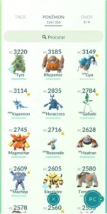 Conta Pokemon Go 31 - Pokémon