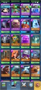 CONTA CLASH ROYALE - NIVEL 12 -