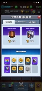 CONTA CLASH ROYALE - NIVEL 12 -