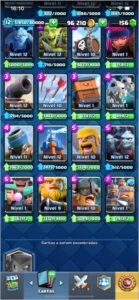 CONTA CLASH ROYALE - NIVEL 12 -