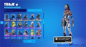 Conta de FORTNITE com muitas skins.