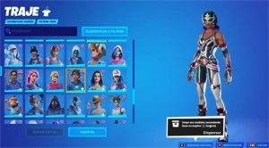 Conta de FORTNITE com muitas skins.