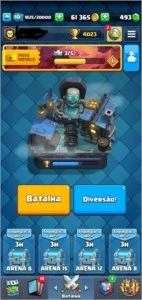 vendo conta clash royale arena 12, 4023 troféus